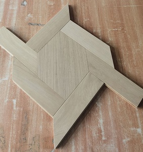 <span class=keywords><strong>Sol</strong></span> puzzle <span class=keywords><strong>hexagonal</strong></span> en teck de haute qualité, plancher pour ornements, qualité ABC sélectionné - Product Image 3