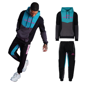 Conjunto de chándal de 2 piezas de invierno para hombre, Sudadera con capucha y chándal, traje deportivo Atlético informal para correr, transpirable, de secado rápido - Product Image 6