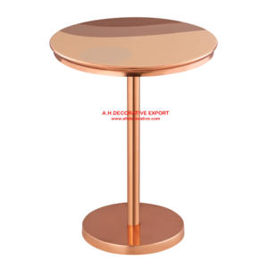 Mesa de centro de aspecto elegante, mesa lateral multiusos en forma de triángulo, alto grado de aluminio, recubierta de suelo negro - Product Image 6