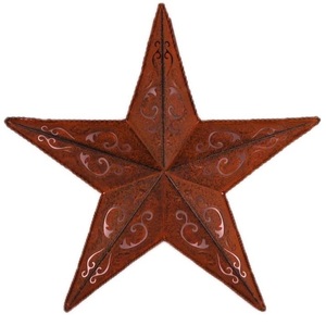 Venta al por mayor Rústico Lujoso Galvanizado Estrella Ecológico Metal Decorativo Colgante de pared Barato Venta caliente Mejor calidad Estrella - Product Image 2