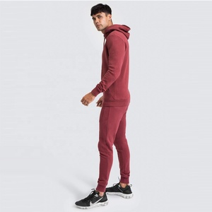 Survêtement de Fitness à capuche pour hommes, vêtements d'entraînement, de couleur Pure, bon marché, tendance, vente en gros, 2020 - Product Image 2