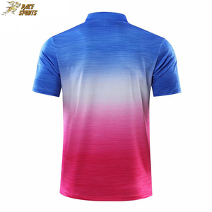 เสื้อโปโลโพลีเอสเตอร์100% โพลีเอสเตอร์เสื้อโปโลกีฬาวิ่งที่กำหนดเอง Unisex เสื้อโปโล - Product Image 3