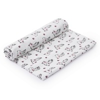 Tissu lavable en 100% coton biologique, haut de gamme, soins pour bébés, mousseline, avec gotes, certifié