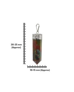 BEAUTYFULL จี้หินโมราทรงดินสอ,จี้หินอัญมณีทรงหกเหลี่ยมบำบัดจากธรรมชาติ - Product Image 4