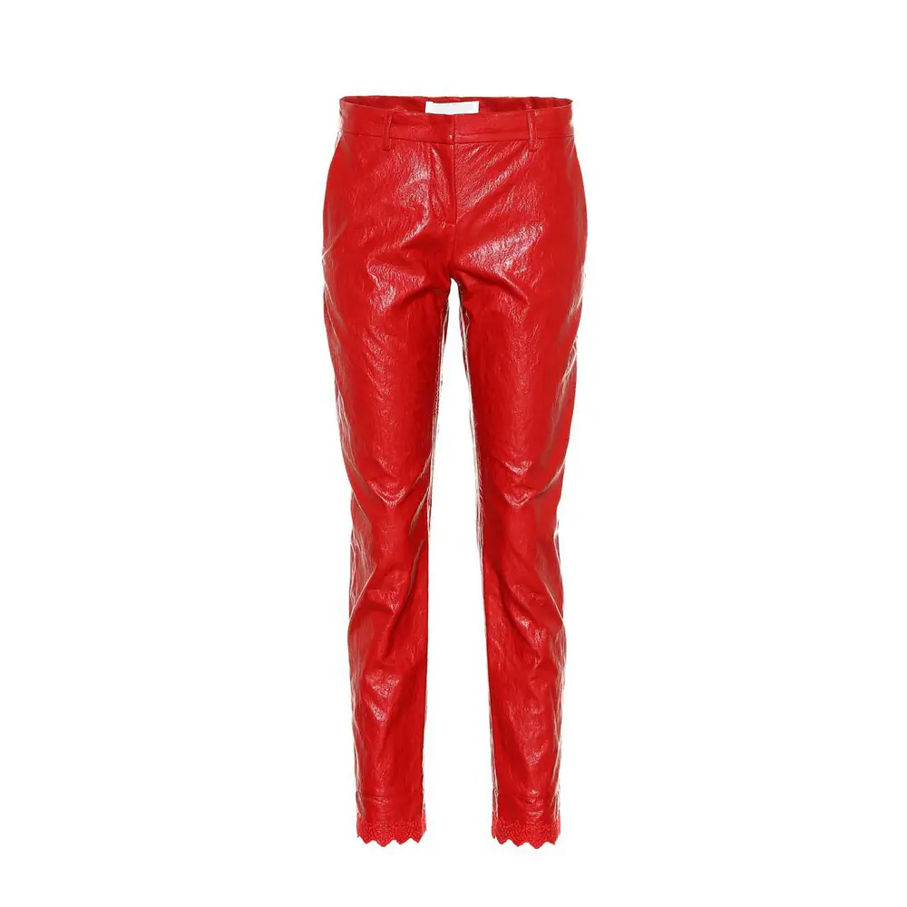 Customized Genuine Leather Woman Legging Pants