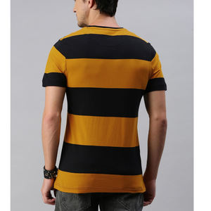 OEM Summer Fashion Men's T Shirt Casual <b>Patchwork</b> Short Sleeve Mens Clothing Slim Fit Hip-Hop <b>Tops</b> Tees plus size 95%cotton - Product Image 4