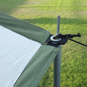 เต็นท์แบบพกพาขนาดใหญ่4-6คนเต็นท์สำหรับครอบครัวกลางแจ้งตั้งแคมป์เดินป่าผ้าแคนวาส - Product Image 6