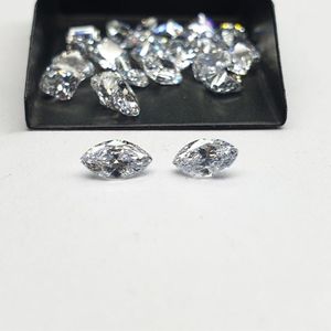 เพชรสังเคราะห์ SI ความบริสุทธิ์0.50ถึง0.59กะรัตสีขาวขัดเงา CVD แฟนซีรูปร่างเพชรมาร์คีส์ - Product Image 1