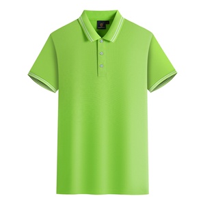 Nueva temporada de verano, camiseta Polo de manga corta para hombre, camiseta Polo ligera holgada de tela de algodón para hombre - Product Image 1