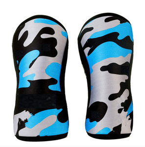 Ensemble de genouillères en néoprène de Compression, pour poids, haltérophilie, sport, entraînement, vente en gros, 7mm - Product Image 1