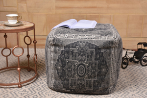 Nueva tendencia, tela Bohemia hecha a mano, Puffs cuadrados decorativos, diseño Interior único, alfombra persa, estampado otomano indio - Product Image 2