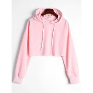 เสื้อครอปขายส่งมีฮู้ดผู้หญิงขนแกะ - Product Image 1