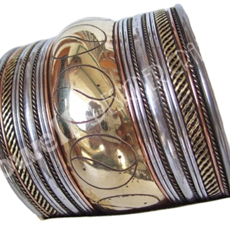 Индийские широкие браслеты-манжеты