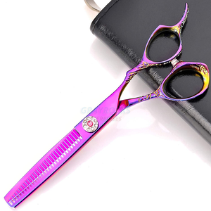 Tijeras para cortar el pelo, conjunto de corte de salón de barbería, tijeras de descargar - Product Image 4