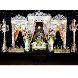 Decoración de escenario para bodas, decoración de escenario de bollwood con el tema deslumbrante de bollwood - Product Image 1