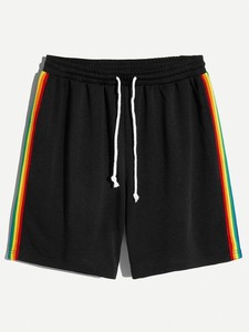 Pantalones cortos informales de cintura media MMA con decoración floral elástica antiarrugas y transpirable Impresión digital Tipo de cintura media - Product Image 6