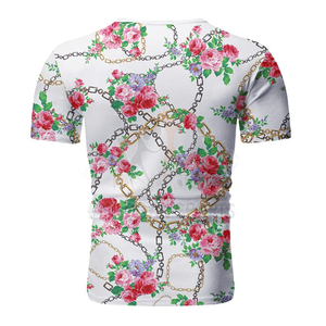 T-shirt imprimé respirant pour hommes, t-shirt personnalisé, à la mode - Product Image 4