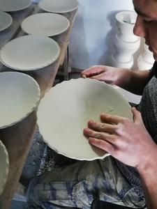 จานตัดขนาด40ซม. ทำด้วยมืออุณหภูมิสูงแบบตุรกีโบราณ - Product Image 4