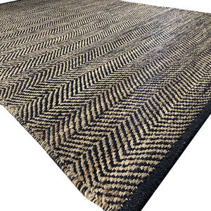 Tapis en Jute multicolore tissé à la main, idéal pour décoration d'intérieur et d'extérieur, nouvel accessoire de styliste Standard, 2020 - Product Image 2