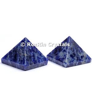 Pirámide de sodalita de piedras preciosas de khambhat - Product Image 2