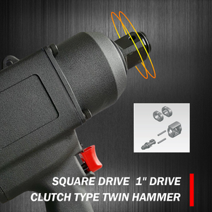 Clé à chocs industrielle robuste 1 "à air Impact industriel robuste de 1 pouce - Product Image 4