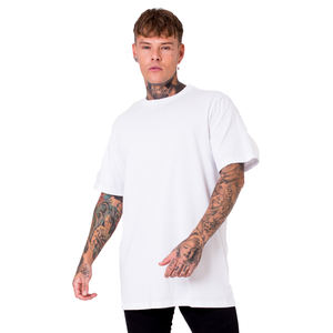 Camiseta de Hombre, Cuello Redondo, Manga Corta, Corte Regular, Estilo Hip Hop, 100% Algodón, Bordada, Ecológica, Transpirable, para Fitness - Product Image 6