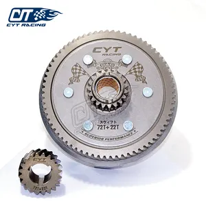 Clutch Assembly 72T 22T Compatible with MX King Exciter 150 Sniper 150 Y15ZR Racing Kit Clutch Set