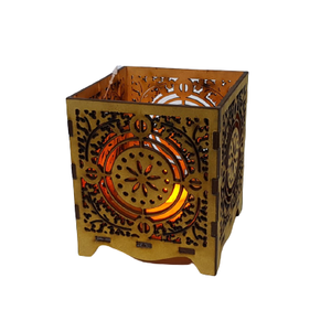 METAL BROWN WOODEN VOTIVE T-LIGHT <b>HOLDER</b> NEW DESIGN WOODEN CANDLE <b>HOLDER</b> <b>TEALIGHT</b> <b>HOLDER</b> WITH DESIGN - Product Image 1