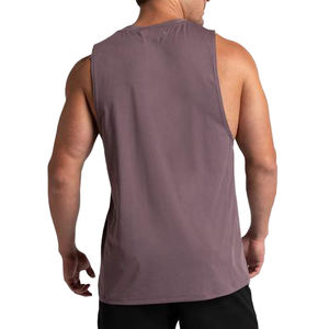 High quality custom cotton tank top mens <b>undershirt</b> gym men's tank tops - Product Image 6