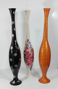 Metal Fancy Enamel Decorative Floor Vase Wedding Decorative Vase Large Colorful Floor Vases - Product Image 4