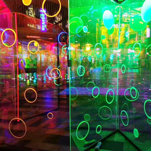 Venta caliente de gran capacidad <span class=keywords><strong>el</strong></span> mejor <span class=keywords><strong>parque</strong></span> de atracciones hermoso paseos en tunel de diamantes laberinto de espejo magi - Product Image 3