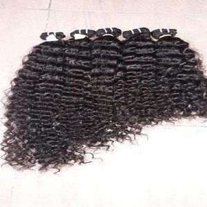 Extensions de cheveux humains bouclés serrés Trame alignée Cuit à la vapeur seulement Conforme aux cuticules de haute qualité - Product Image 1