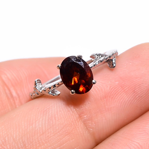 แหวนพลอย925เพชรคุณภาพสูงเครื่องประดับสวยหรูสำหรับงานแต่งงานงานปาร์ตี้-พลอยอเมทิสต์ซิทรินพลอยมูนสโตน - Product Image 5