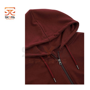 Women's Jersey Full Zip Hoodie oversized hoodie plain cotton hoodies - Product Image 5
