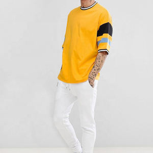 En gros 95% Coton 5% Spandex Ras Du Cou Muscle Fit Sport T-shirt À Séchage Rapide T-shirt - Product Image 3