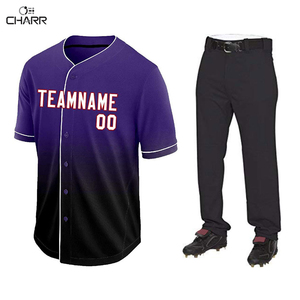 Uniformes de Béisbol Personalizados con Logotipo, Transpirables, de Alta Calidad, para Unisex, en Colores Blanco y Negro - Product Image 6