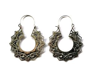 Jaipur, venta al por mayor, pendientes oxidados, joyería chapada en plata, pendiente de diseño tradicional indio para mujeres y niñas - Product Image 3