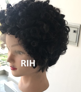 100% Remy Raw Indian Wholesales Short <b>Pixie</b> Kinky Curly Human Hair <b>Wig</b> Bob <b>Wigs</b> 8 Inch Full Machine Made Hair Extension Vendor's - Product Image 3