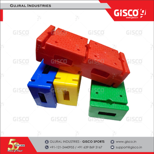 Gisco ชุดบล็อกอเนกประสงค์เพื่อการศึกษา-ขนาดใหญ่36x15x9.5ซม. มีสีแดง/น้ำเงิน/เขียว/เหลือง - Product Image 2