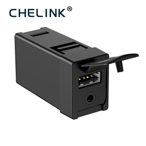 CHELINK 5 V 2.1A AUX USB Caricabatteria Da Auto Con USB e Cavo Audio Jack Da 3.5mm Adattatore Per TOYOTA di Ricarica per IPhone iPad <span class=keywords><strong>Samsung</strong></span> - Product Image 3