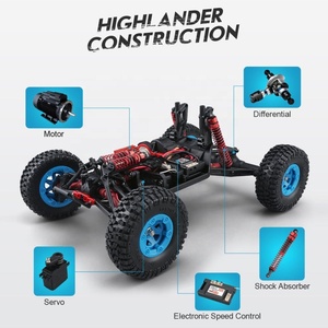 JJRC Q39-coche a Control remoto 1:12, 2020 Ghz, 4WD, 40 km/h, campo corto, camión todoterreno, Rock Crawler, coche de radiocontrol, juguetes VS <span class=keywords><strong>REMO</strong></span> 2,4, 1631 - Product Image 5