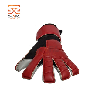 Gants de gardien de but professionnels pour jeunes et adultes Gants de sport en cuir respirants brodés personnalisés Gardiens de but de football OEM - Product Image 3