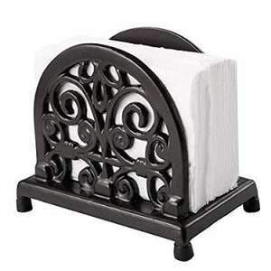 Elegantes servilleteros clásicos de madera, latón, Metal y hierro para cocina, bodas, fiestas, ajustes de mesa, servilletero decorativo - Product Image 5