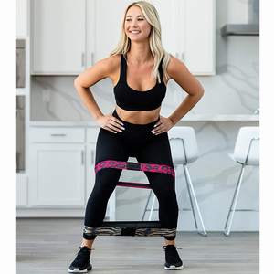 Bande de résistance 2022 en tissu très élastique, antidérapant, pour entraînement des hanches, des jambes, des fesses, Yoga, pour femmes - Product Image 3