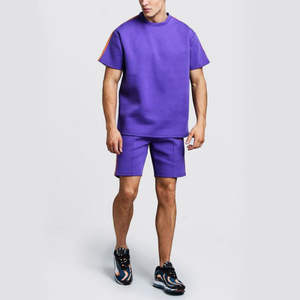 Ensemble de deux pièces pour hommes, vêtements de Sport, de Fitness, de haute qualité, vente en gros - Product Image 1