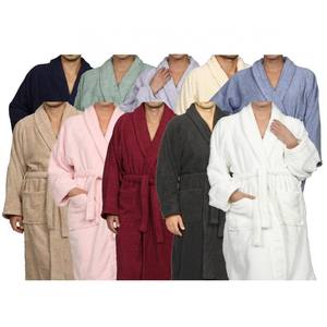 Peignoir à capuche 100% Coton Économique Pas Cher Peignoirs De Qualité pour Salle De Bain À La Maison D'hôtel - Product Image 4