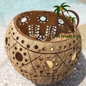 Handmade Coconut <b>Lamp</b> Handmade <b>Lamp</b>/Decorative <b>Lamp</b> Made in Vietnam/Art <b>Lamp</b> Coconut Shell <b>Lamp</b> Eco Friendly Coconut Bowl - Product Image 4