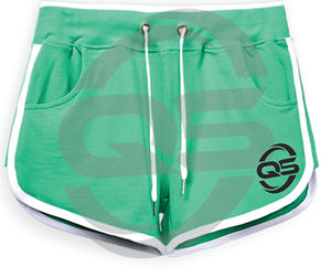 Vente en gros de shorts de survêtement en coton d'été pour femmes avec logo personnalisé grande taille et respirant - Product Image 4