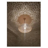 Lustre led suspendu en verre, design Art déco, fait à la main, luminaire décoratif de plafond