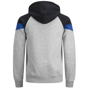 La costumbre de los hombres al por mayor sólido simple en blanco con capucha de lana con capucha manga completa Sudadera con capucha estilo terry con capucha - Product Image 4